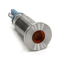 Dialight 620-1102-304F Indicators 8mm FLT PMI GREEN 6VDC