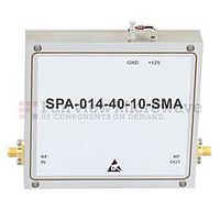 Fairview SPA-014-40-10-SMA 40 dB Gain High Power High Gain Amplifier at 10 Watt P1dB Operating From 1.2 GHz to 1.4 GHz with SMA