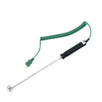 Sterling Sensors HSSHDK6MM2501MC1 Surface Probe Angled at 90 Degrees (K Type 6x250mm 1M+Plug; -75~400°C)