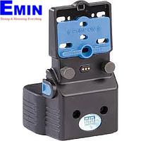 Technician handling gas sampling and inspection equipment