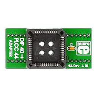 Mikroe MIKROE-147 Adapter Boards DIP40 TO PLCC44 ADAPTER BOARD