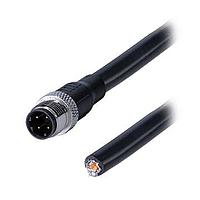 Same Sky (formerly CUI Devices) CDM1271-04D-01MST-05M-67 Sensor Cables / Actuator Cables Straight,Shielded,D-Code 4PIN ,Screw Copper alloy,PUR  0.5M