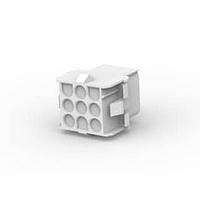 AMP Connectors - TE Connectivity 2-480707-0 Receptacle Housings 09P CAP HSG NAT