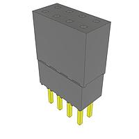 Samtec ESQ-104-23-G-D Sockets Elevated Socket Strip