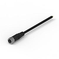 Wurth Elektronik 643622120308 Sensor Cables / Actuator Cables WRCIRC M12  Screw  Coding A  Cable Assembly  with 2 m PVC cable Straight with Metal Coupling Nut Female connector, polarity 8