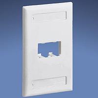 Panduit CFPL2EIY Wire Ducting & Raceways Faceplate 2 Port Single Gang Classic