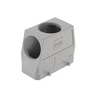HARTING 19300160597 Headers & Wire Housings 16B Hood Top and Side Entry, Double Lever, High Construction, 2xM32