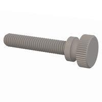 Essentra Components 091032100T Thumb Screw Knurled Thumb Screw, #10-32 Thread, 1 Lg