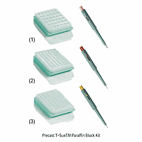 Simport SP.M473.72PC Paraffin Block, 72×Φ1.5mm Cores, with 1.5mm Yellow Punch Needle