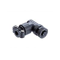 Amphenol LTW HPC-05BFFB-SR7001 Connectors NMEA 2000, Mini, Plastic, 4A, 05 pins, Female Connector, Female Contact, Right Angle, Screw-in, Field Installable, F4.0 - F7.0mm, IP67