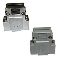 NorComp 976-009-010R031 Two Piece Backshell 9P FLAT RIBBON TYPE GREY PLASTIC