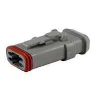 DEUTSCH - TE Connectivity DT06-4S-CE04 4-Way 4P DT PLUG, E SEAL SHRNK BT ADAPTER