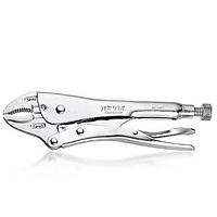 TOPTUL DAAQ1A10 Curved Jaw Locking Pliers with Wire Cutters 10"