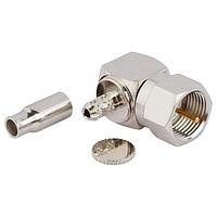 Amphenol RF 222179-10 Connectors F RIGHT ANGLE CRIMP PLUG RG179/U 187A