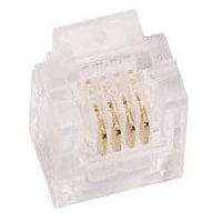 MH Connectors MHRJ126P4CR Modular Connectors / Ethernet Connectors 6 P 4 C UNSHIELDED PLUG -RJ12- BUDGET