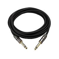 Io Audio Technologies IO-IC109020-T2MBK Audio Cable Cable Assembly, 1/4" TS to 1/4" TS, Black and Gold Connector, Mono, 20 Foot