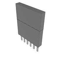 Samtec ESW-106-44-T-S Sockets .100" Elevated Socket Strip