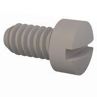 Essentra Components 010256F015 Machine Screw Fillister Slotted Screw, #2-56 Thread, 5/32 Lg