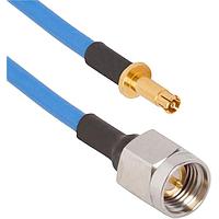 Amphenol SV Microwave 7093-0174 RF Cable Assemblies D38999 Pin Contact SMA Male 6 IN Cable