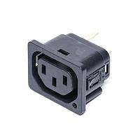 Schurter 3-104-300 Outlets 10A APP OUTLET 2.5mm 12AWG V & S LOCK BL