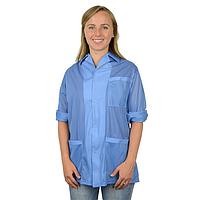 Desco 74309 Jacket with Convertible Sleeves (Blue, 6X-Large)