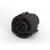 AMP Connectors - TE Connectivity 5-1813099-1 Housings 2.5mm SOCKET HSG ASSEMBLY(BLACK 4 POS)