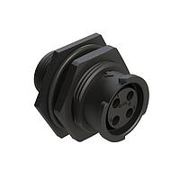 Amphenol SINE Systems FLS712N4S03 Connectors 4 POSITION JAM NUT RECEPTACLE,