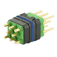 Eaton Souriau-Sunbank 8MQ2M0816RAES046S Modular Connectors - Push Pull MQuick module, sealed, with male straight PCB contacts, delivered with cap