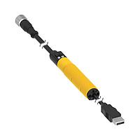 Banner Engineering MQDC-506-USB Adapter Cable Converter Cable USB to Banner 1-WIRE; 5-pin M12; For Banner Pro Series; 0.7 m USB Cable; 1 m M12 Cable