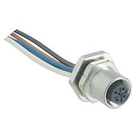 HARTING 21033112400 Straight 4P Female M12 A-Code Panel Feed through