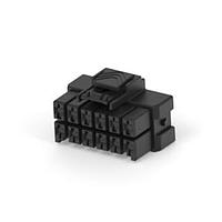 AMP Connectors - TE Connectivity 7-1971776-6 Headers & Wire Housings PTL 2X6 PLUG HSG HIGH TEMP KEY C BLK