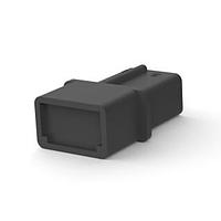 AMP Connectors - TE Connectivity 1-480498-1 Receptacle Housings 2P UV STABLE BLACK
