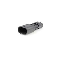 Molex 207778-0012 Plug Assembly 3.6 Sealed Plug Assembly 3.60mm Pitch 2 Ckts Single Row Glow-Wire Capable Bk UL1015/UL1230 Compatible