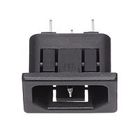 Delta Electronics, Inc. SK-1015 Modules IEC Socket, 250VAC, 15A (UL/CSA)/10A (VDE), Snap-In, Solder Lug Panel Thick 1mm