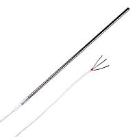 OMEGA PR-10L-4-1000-1/8-4 RTD Probe with Insulated Wire and Shrink-Tube Support (Stripped Leads, 250 °C, Class A)