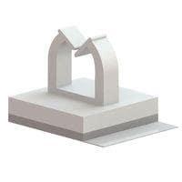 Essentra Components MWSEB-4-01A-RT Micro Wire Saddle Micro Wire Saddle,Adh Mnt,Natural