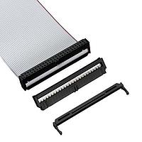 3M Electronic Solutions Division D89130-0031HK Ribbon Cable 30P SKT W/O STRN REL W/O CNTR BUMP 10U A