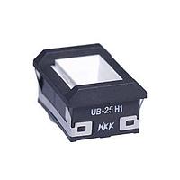 NKK Switches UB25NBKG015D Pushbutton Switches LOW PROFILE PSHBTTN ILLMNTD/PC AND SLDR