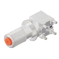 Amphenol RF 531-40165 PCB Connectors F-Type RA PCB Jack Bullkhead 75 Ohm