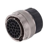 Amphenol SINE Systems RT062028SNHEC03R Connectors Plug, 28 Position, Female, Shell Size 20, Silicone Seal, and End Cap with Reduced Diameter Individual Wire Sealing, Range 14 - 24AWG