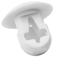 HellermannTyton PBM10M4 Cable Tie Mounts PUSH BUTTON MOUNT WHTT