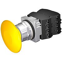 SIEMENS 52PM9V4D Pushbutton PUSHBUTTON,MOM,YLW,2 1/2" PLST,2POS,4BJK