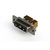 EDAC 630-3WK3240-7TA Mixed Contact D-Sub Connectors Right-angle Power Combo D-Sub Connector