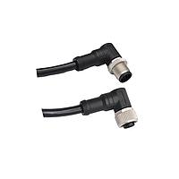 Amphenol LTW MSAP10MR-SAPFR-SB005 Sensor Cables / Actuator Cables M12 Circular Metric Connector, A Code, Plastic, 1.5A, 10 pins, Male Connector, Male Contact, Right Angle-to-Right Angle, Screw Thread, Overmolded Double Ended, Length 5000mm, IP68 / IP69K
