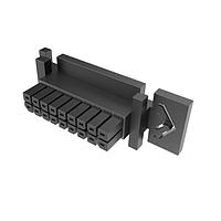 Amphenol FCI 10159684-18GLF Headers & Wire Housings MinitekPwr 3.0Dual Row RECP 18POSBlack