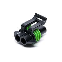 Aptiv 10737794 Connectors ASM CONN 2 M/P 150 BLACK, SEALED