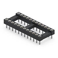 Mill-Max 115-43-424-41-001000 IC & Component Sockets 24P LOW PROF DIP SKT 200uSn