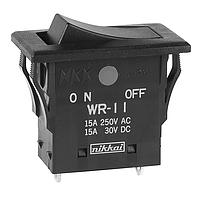 NKK Switches WR11AS Rocker Switches SPST ON-NONE-OFF SOLDER LUG SEALED