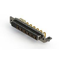 EDAC 630-13W6640-1NB Mixed Contact D-Sub Connectors Right-angle Power Combo D-Sub Connector