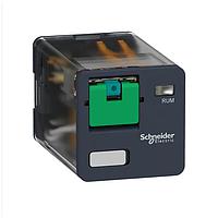 SCHNEIDER RUMF21FD Industrial Relays RELAY 2CO QC PINS 10A @250V110VDC COIL TEST